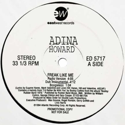 Adina Howard ‎– Freak Like Me