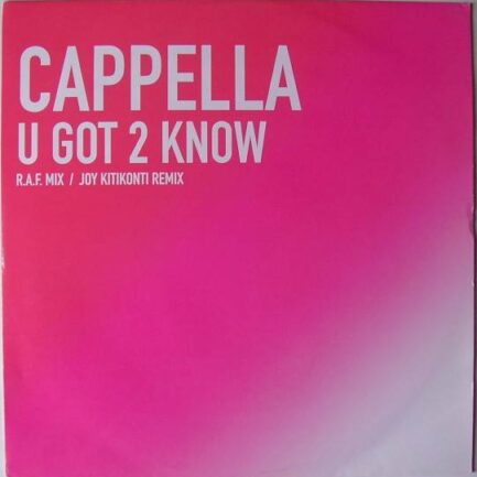 Cappella ‎– U Got 2 Know