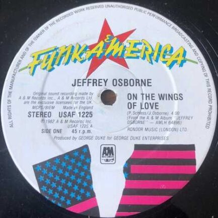 Jeffrey Osborne ‎– On The Wings Of Love