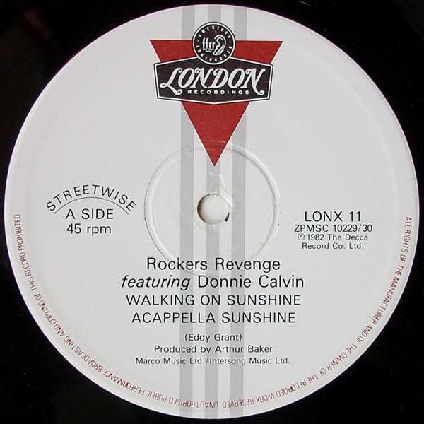 Rockers Revenge – Walking On Sunshine