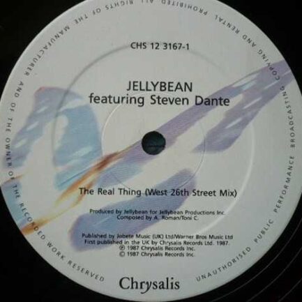 Jellybean Featuring Steven Dante ‎– The Real Thing