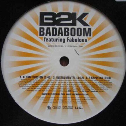 B2K ‎– Badaboom / Take It To The Floor
