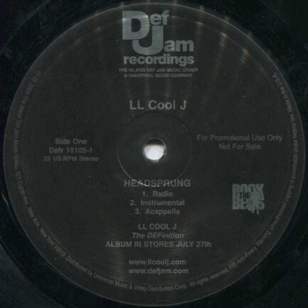 LL Cool J ‎– Headsprung